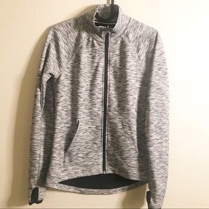 Forever 21 Light Gray Athletic Jacket, XS